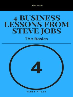 cover image of 4 Business Lessons from Steve Jobs